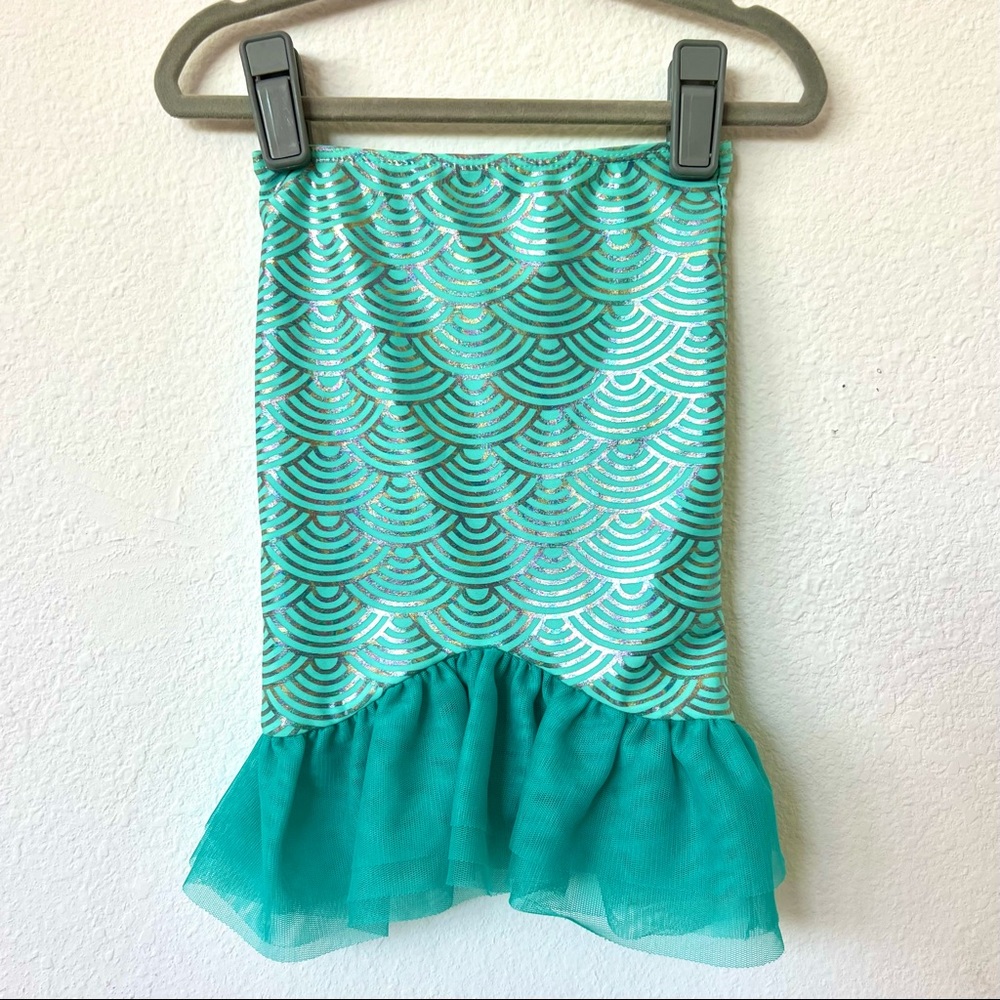 Little mermaid tail swim skirt